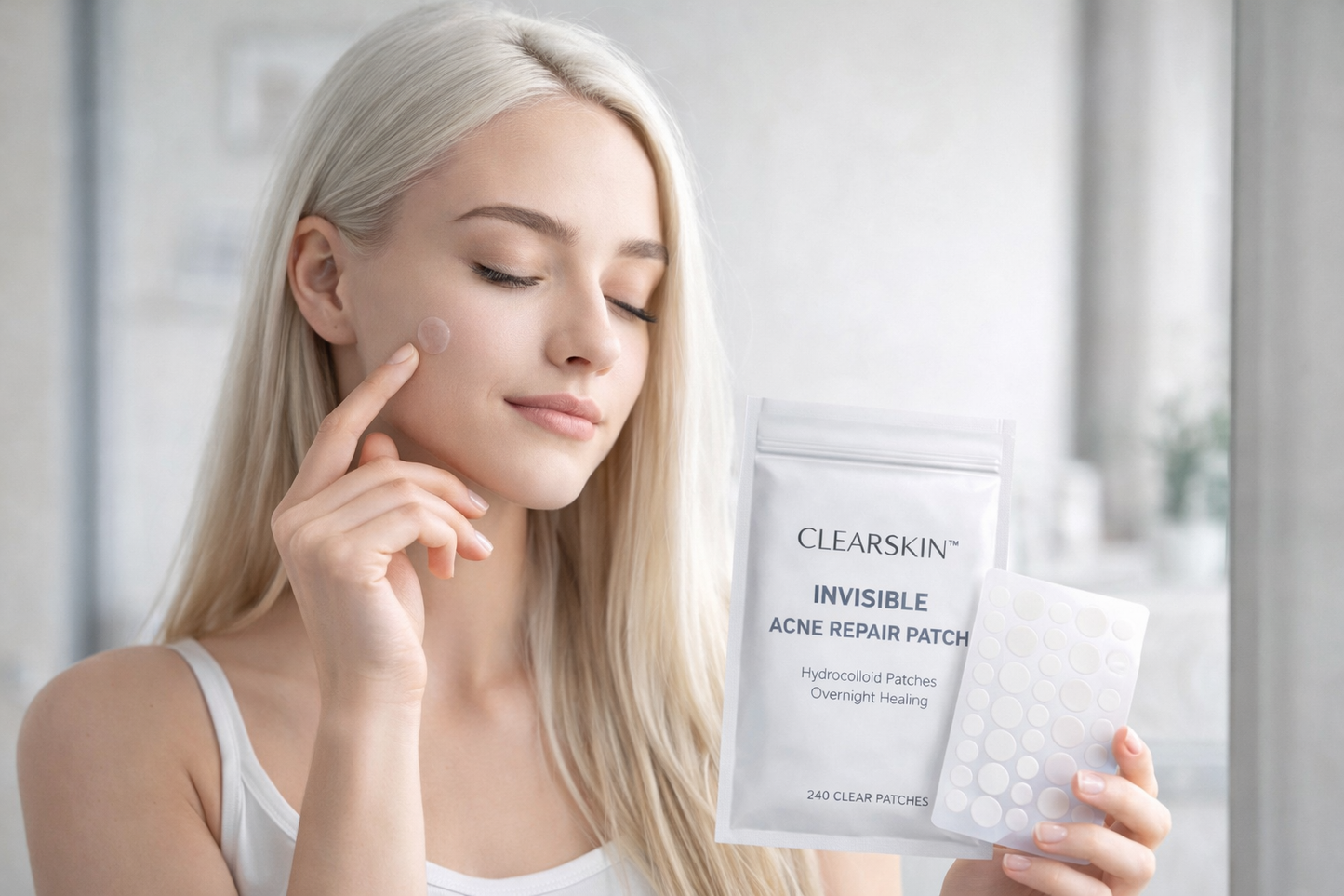 CLEARSKIN™ Invisible Acne Repair Patch – Fast, Clean & Discreet Spot Treatment